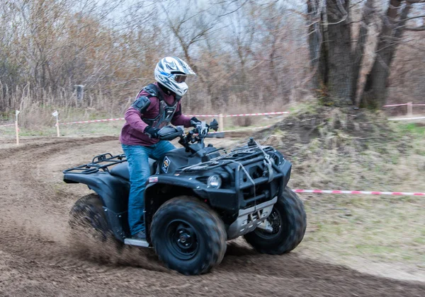 Campeonato Russo de Motocross entre motocicletas e ATVs — Fotografia de Stock