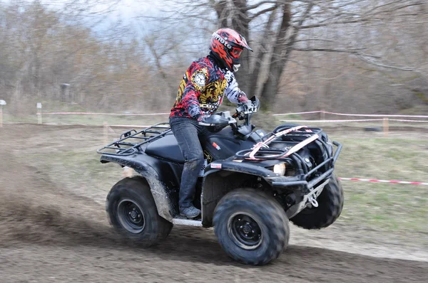 Campeonato Russo de Motocross entre motocicletas e ATVs — Fotografia de Stock