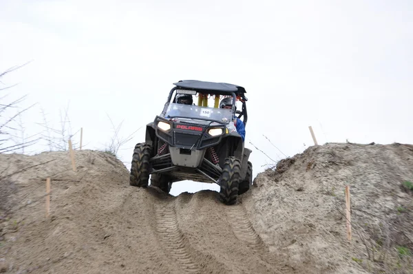 Campeonato Russo de Motocross entre motocicletas e ATVs — Fotografia de Stock