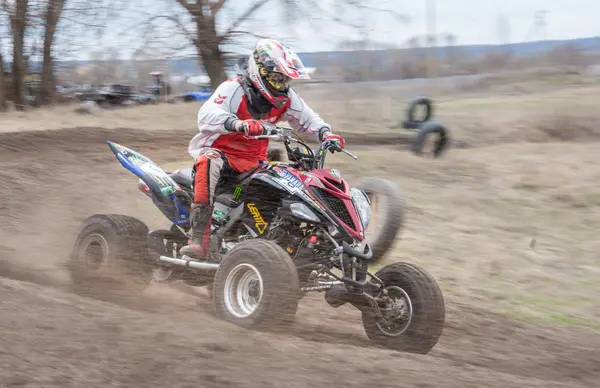 Ruský šampionát motokrosové motocykly a čtyřkolky — Stock fotografie