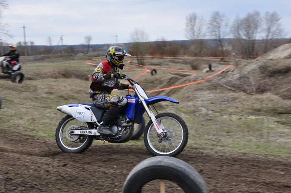 Russische kampioenschap motorcross onder motorfietsen en ATV 's — Stockfoto