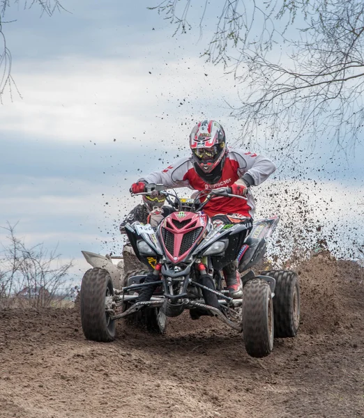 Російський чемпіонат з мотокросу серед мотоциклів і квадроциклів — стокове фото