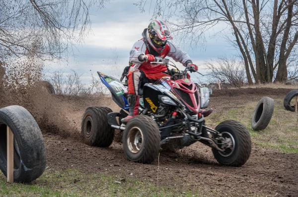 Kejuaraan Motocross Rusia antara sepeda motor dan ATV — Stok Foto