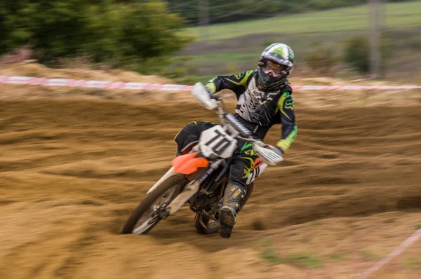 Campeonato Russo de Motocross entre motocicletas e ATVs — Fotografia de Stock