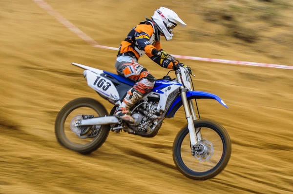 Russische kampioenschap motorcross onder motorfietsen en ATV 's — Stockfoto