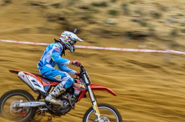 Russian Championship of Motocross among motorcycles and ATVs — Stock Photo, Image