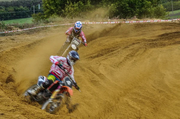 Russian Championship of Motocross among motorcycles and ATVs — Stock Photo, Image