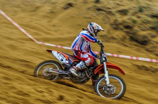 Russian Championship of Motocross among motorcycles and ATVs — Stock Photo, Image