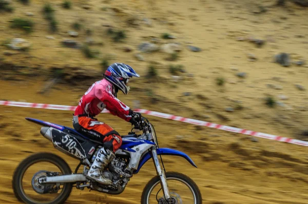 Russian Championship of Motocross among motorcycles and ATVs — Stock Photo, Image