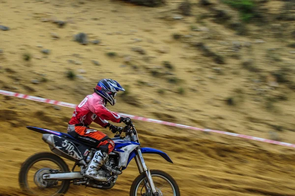 Russian Championship of Motocross among motorcycles and ATVs — Stock Photo, Image