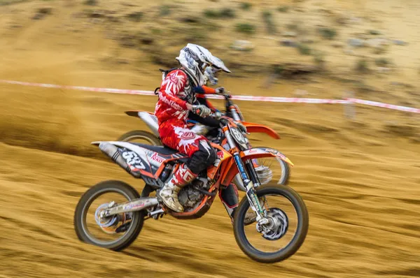 Russian Championship of Motocross among motorcycles and ATVs — Stock Photo, Image