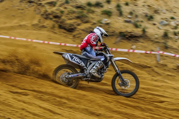 Russian Championship of Motocross among motorcycles and ATVs — Stock Photo, Image