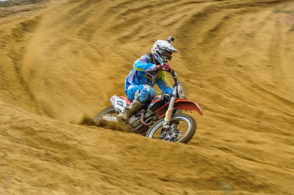 Russian Championship of Motocross among motorcycles and ATVs — Stock Photo, Image