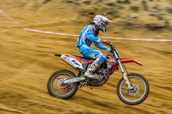 Championnat de Russie de Motocross parmi les motos et les VTT — Photo