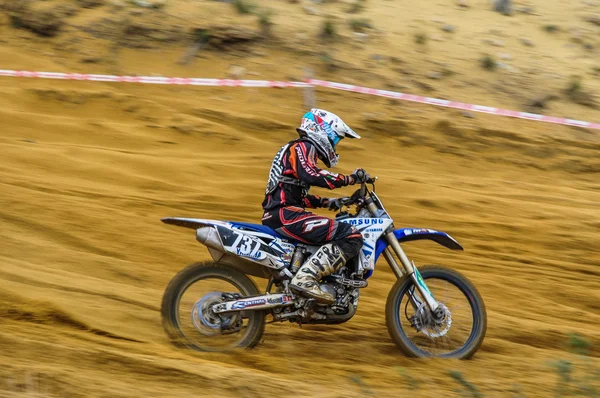 Russian Championship of Motocross among motorcycles and ATVs — Stock Photo, Image