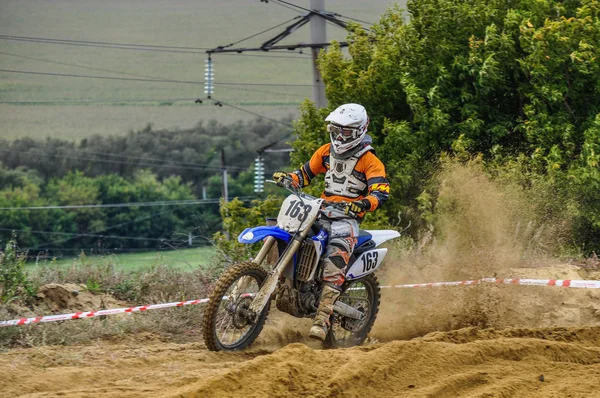 Campeonato Russo de Motocross entre motocicletas e ATVs — Fotografia de Stock