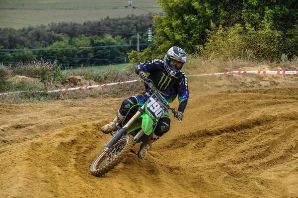 Campeonato Russo de Motocross entre motocicletas e ATVs — Fotografia de Stock