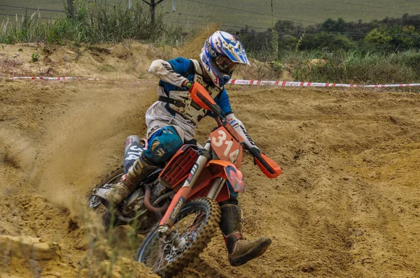 Russische kampioenschap motorcross onder motorfietsen en ATV 's — Stockfoto