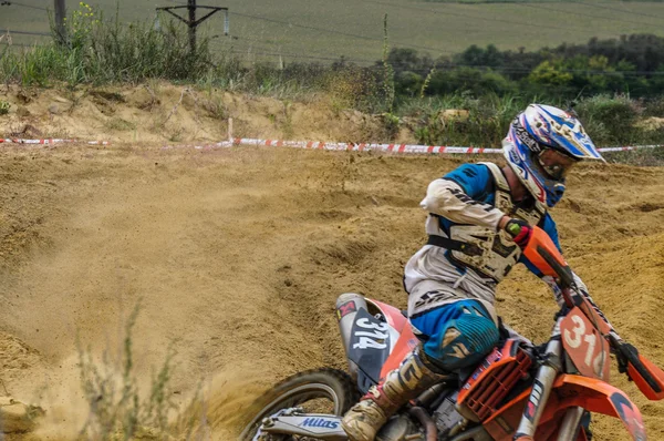 Campeonato de Rusia de Motocross entre motocicletas y vehículos todo terreno —  Fotos de Stock