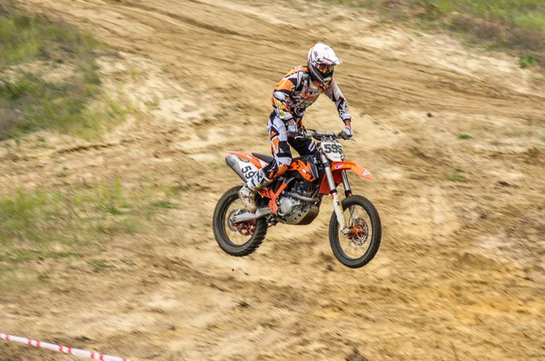 Russian Championship of Motocross among motorcycles and ATVs — Stock Photo, Image