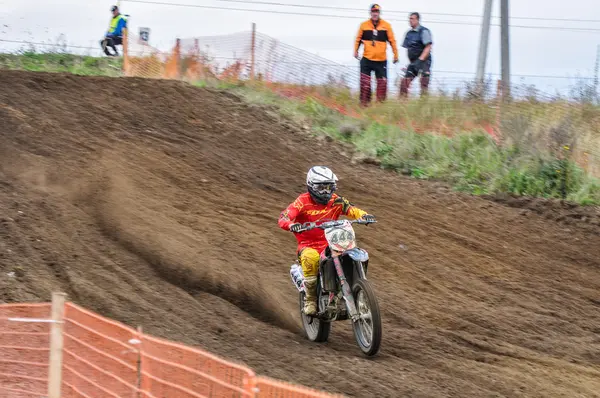 Campeonato Russo de Motocross entre motocicletas e ATVs — Fotografia de Stock