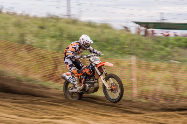 Campeonato Russo de Motocross entre motocicletas e ATVs — Fotografia de Stock