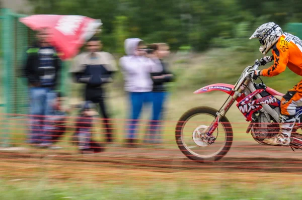 Campeonato Russo de Motocross entre motocicletas e ATVs — Fotografia de Stock