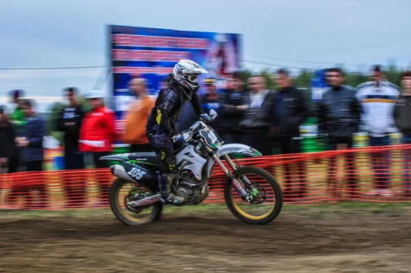 Russian Championship of Motocross among motorcycles and ATVs — Stock Photo, Image