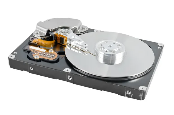 Isolated parsed hard disk drive — Stock Photo, Image