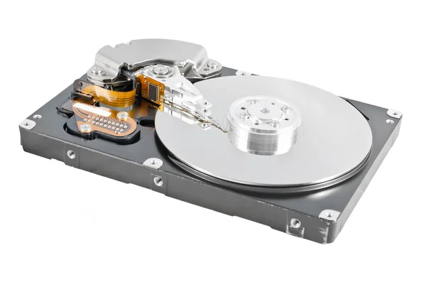 Isolated parsed hard disk drive — Stock Photo, Image