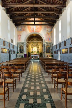 Castelmonte sanctuary - kilise iç