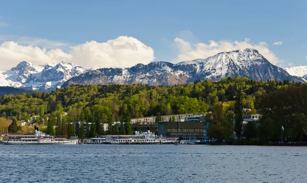 Blick auf den Luzerner See. Schweiz. — Stockfoto