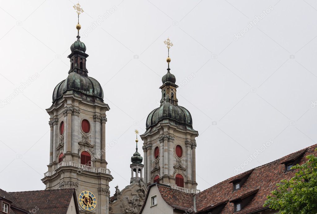 St. Gallen abbey twin towers