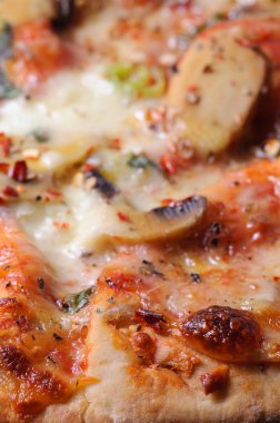 mantarlı pizza