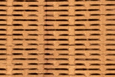 kahverengi kıvrımlı karton desen, çizgili yatay kağıt.