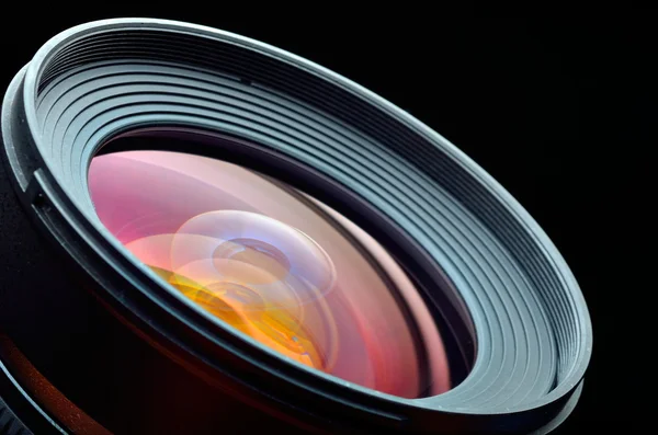 Professional photo lens closeup — Stock Photo, Image