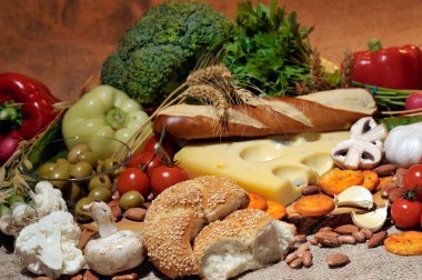 peynir ve taze sebze