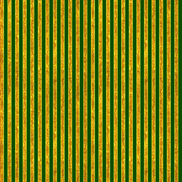 Green & Gold Stripes — Stock Photo, Image