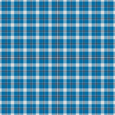 parlak mavi & beyaz kareli