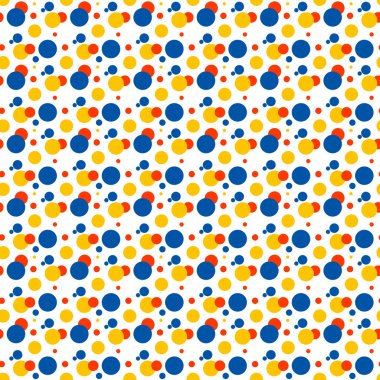 Dikişsiz şenlikli renkli daireler