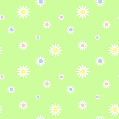 Dikişsiz daisy arka plan