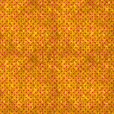 Dikişsiz altın & red dot polka