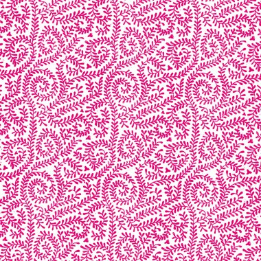 Pembe Beyaz asma deseni