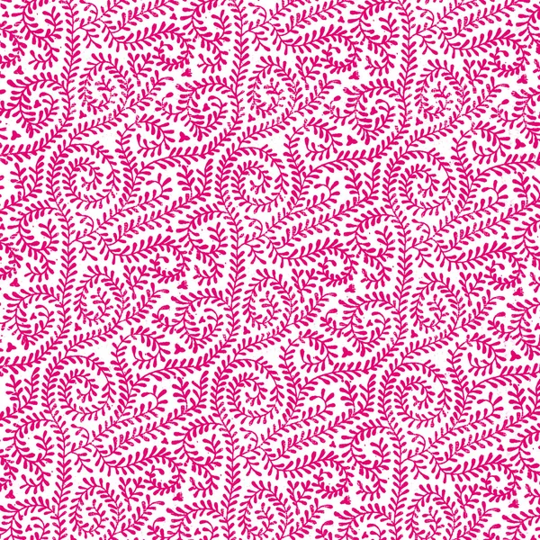Hot Pink on White Vine Pattern — Stock Photo, Image