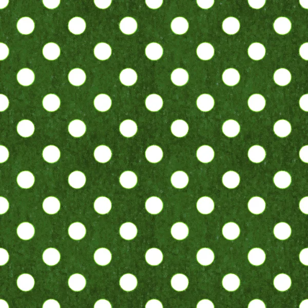 Verde sem costura & White Polka Dot — Fotografia de Stock