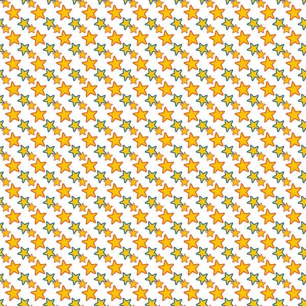 Seamless Yellow Stars Background — Stock Photo, Image