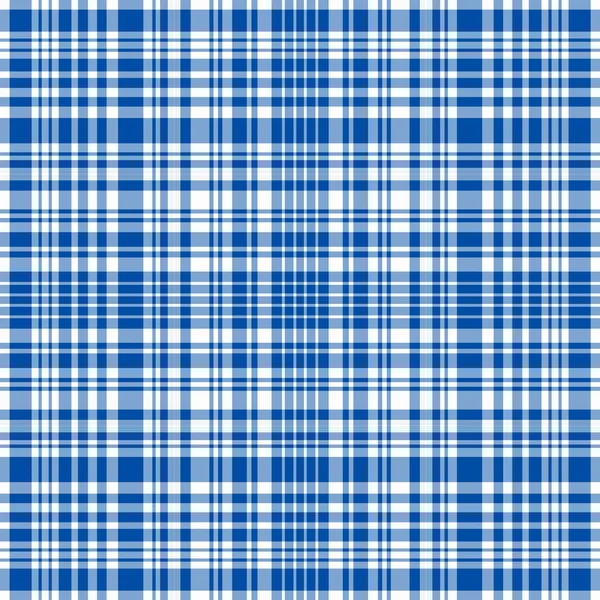 Plaid blu e bianco brillante — Foto Stock