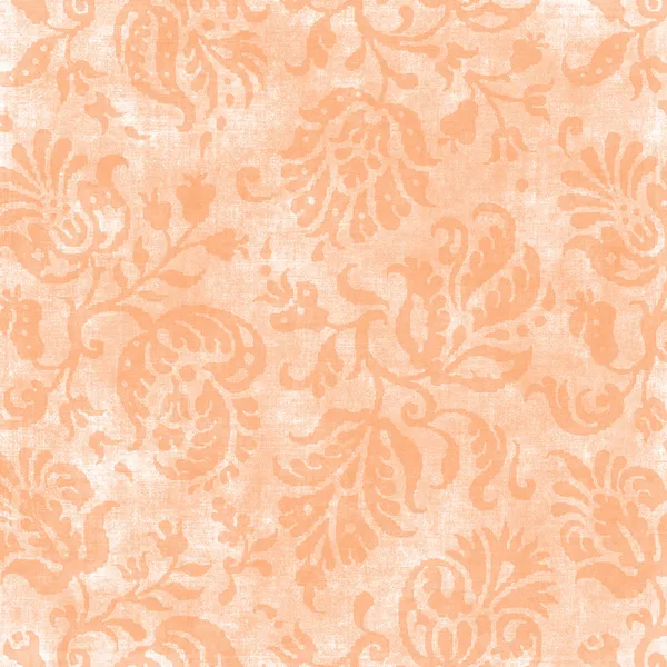 Винтажный светло-персиковый цветочный гобелен — стоковое фото