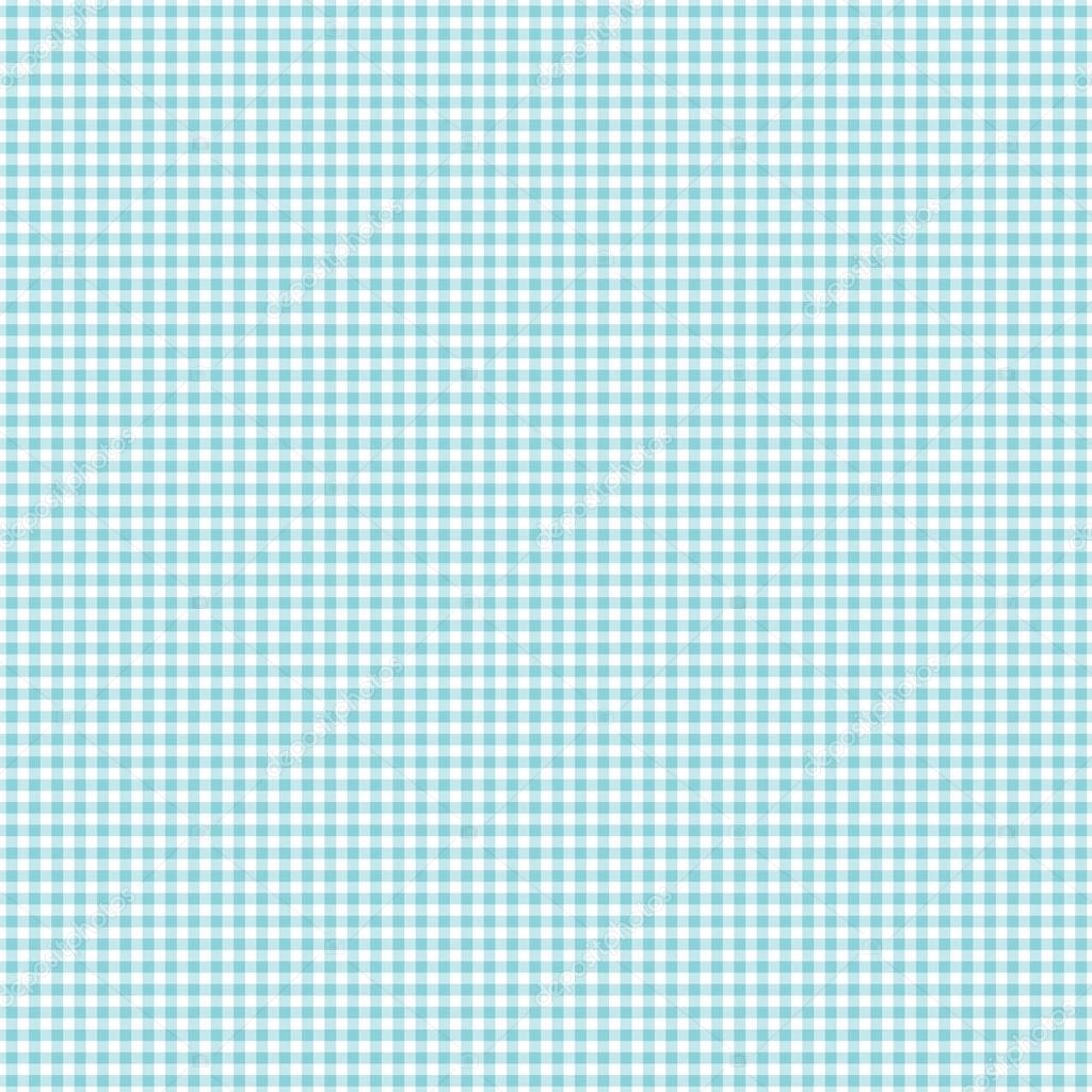 Tiny Blue & White Gingham Check