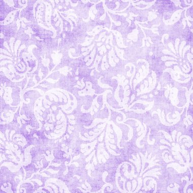 Vintage soluk lavanta çiçek duvar halısı